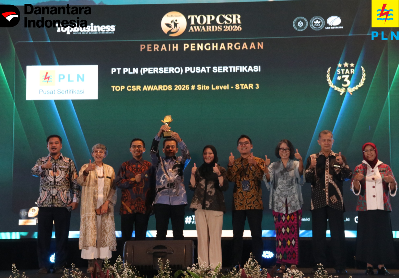 PLN Pusertif Raih Penghargaan Nasional TOP CSR Awards 2026, Perkuat Komitmen ESG dan Keberlanjutan